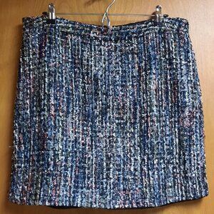 Skirt, Lea & Viola Tweed Mini Skirt with Metallic Threads & Sequins
